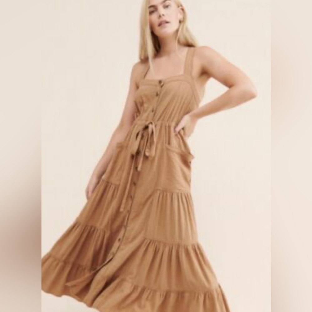 Brown Free People dress